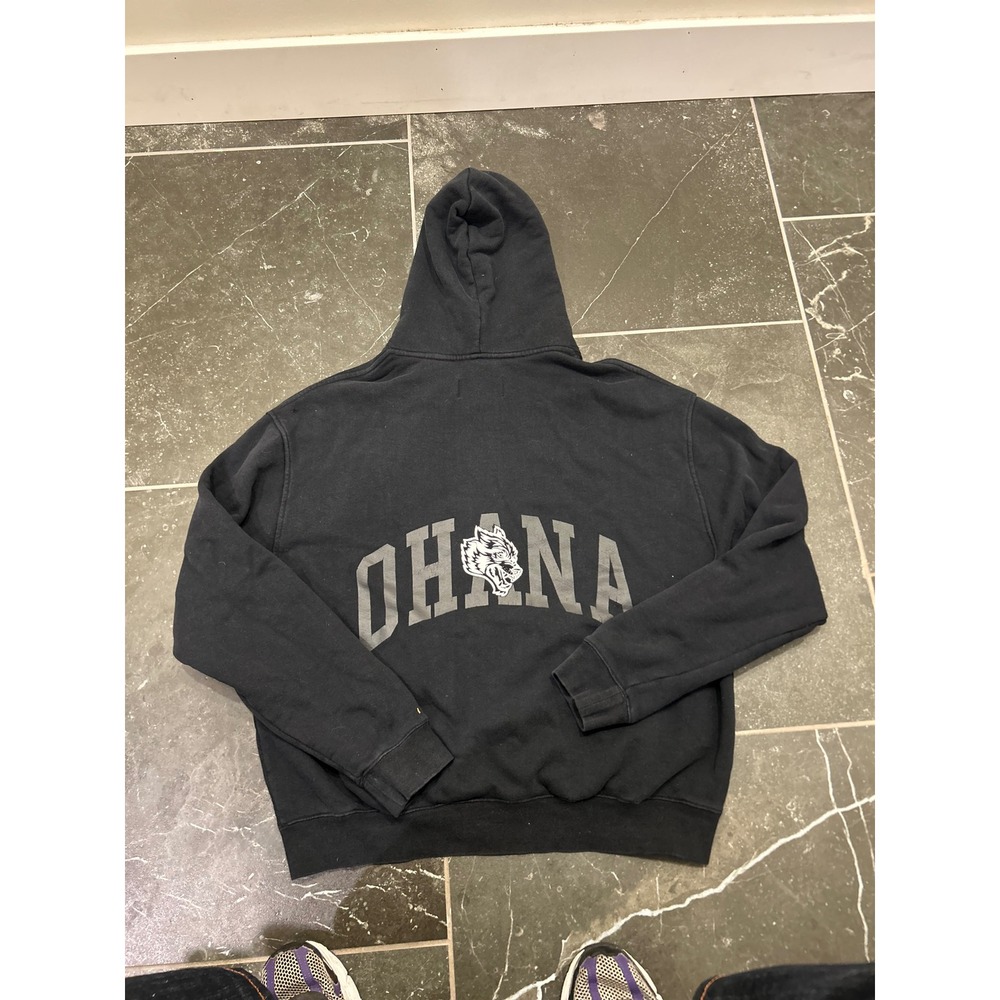 Darc Sport Ohana Wolves Club Zip Up Hoodie Black Limited Edition 303/1000 XL - Picture 2 of 3